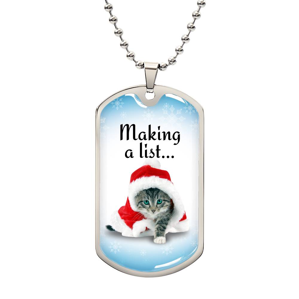 Making A List Necklace