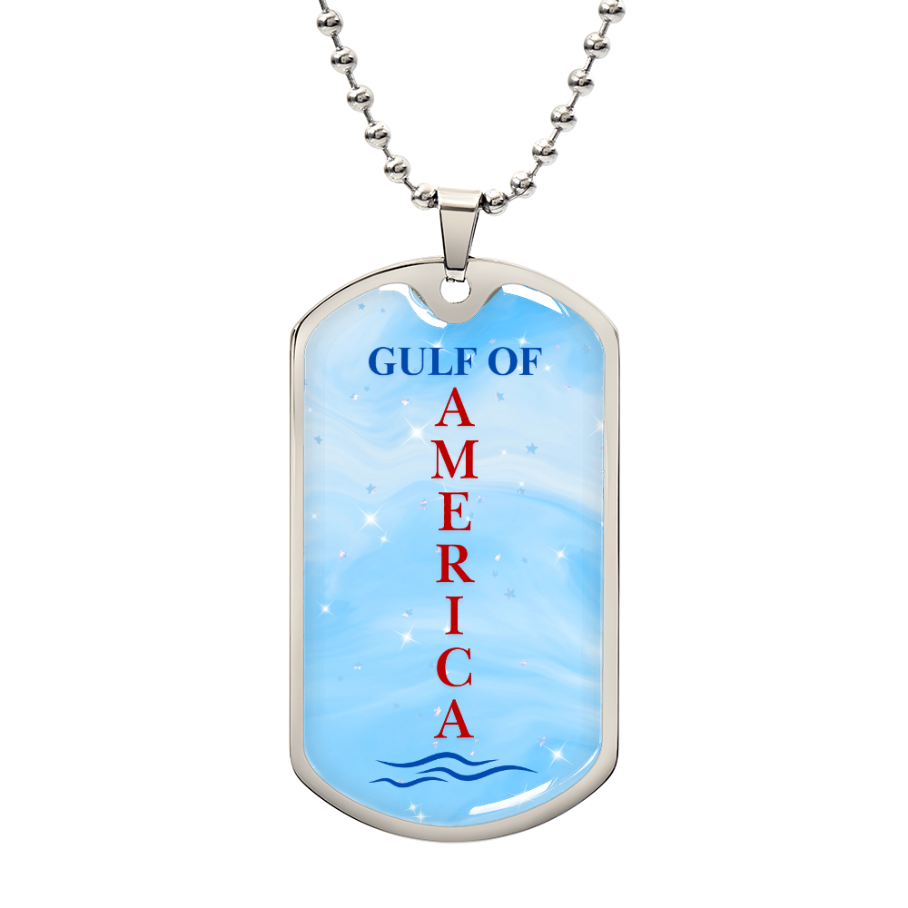American Gulf Dog Tag Necklace