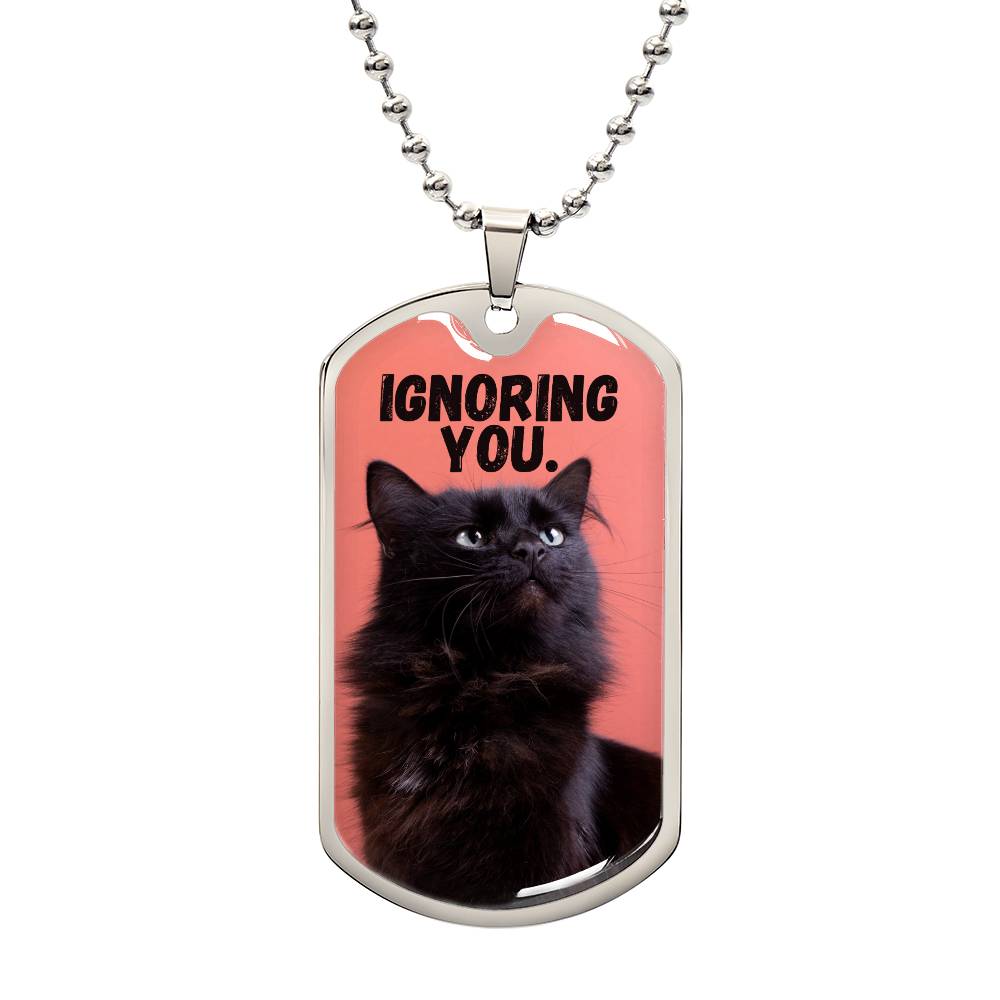 Photo depicting the ​Ignoring You Necklace from EpiAl's Shop.