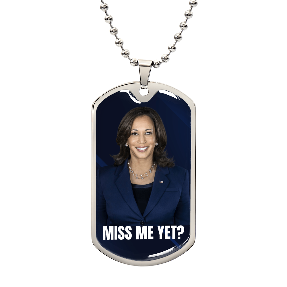 Miss Me Yet Political Statement Necklace