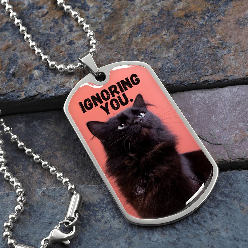 Photo depicting the ​Ignoring You Necklace from EpiAl's Shop.