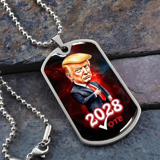Trump for President 2028 Necklace