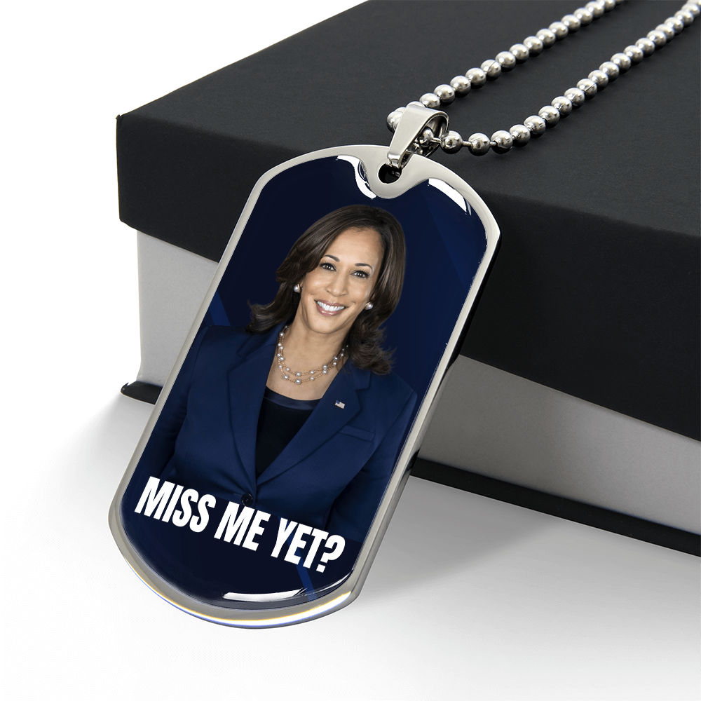 Miss Me Yet Political Statement Necklace