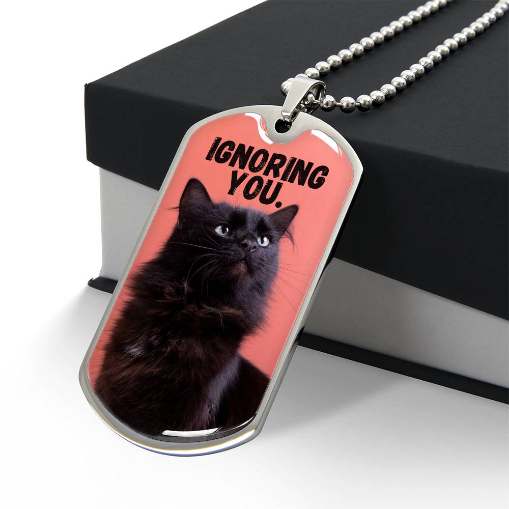 Photo depicting the ​Ignoring You Necklace from EpiAl's Shop.