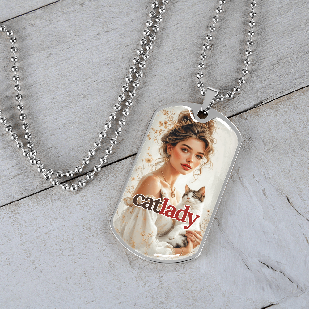 Feminine Cat Lady Necklace