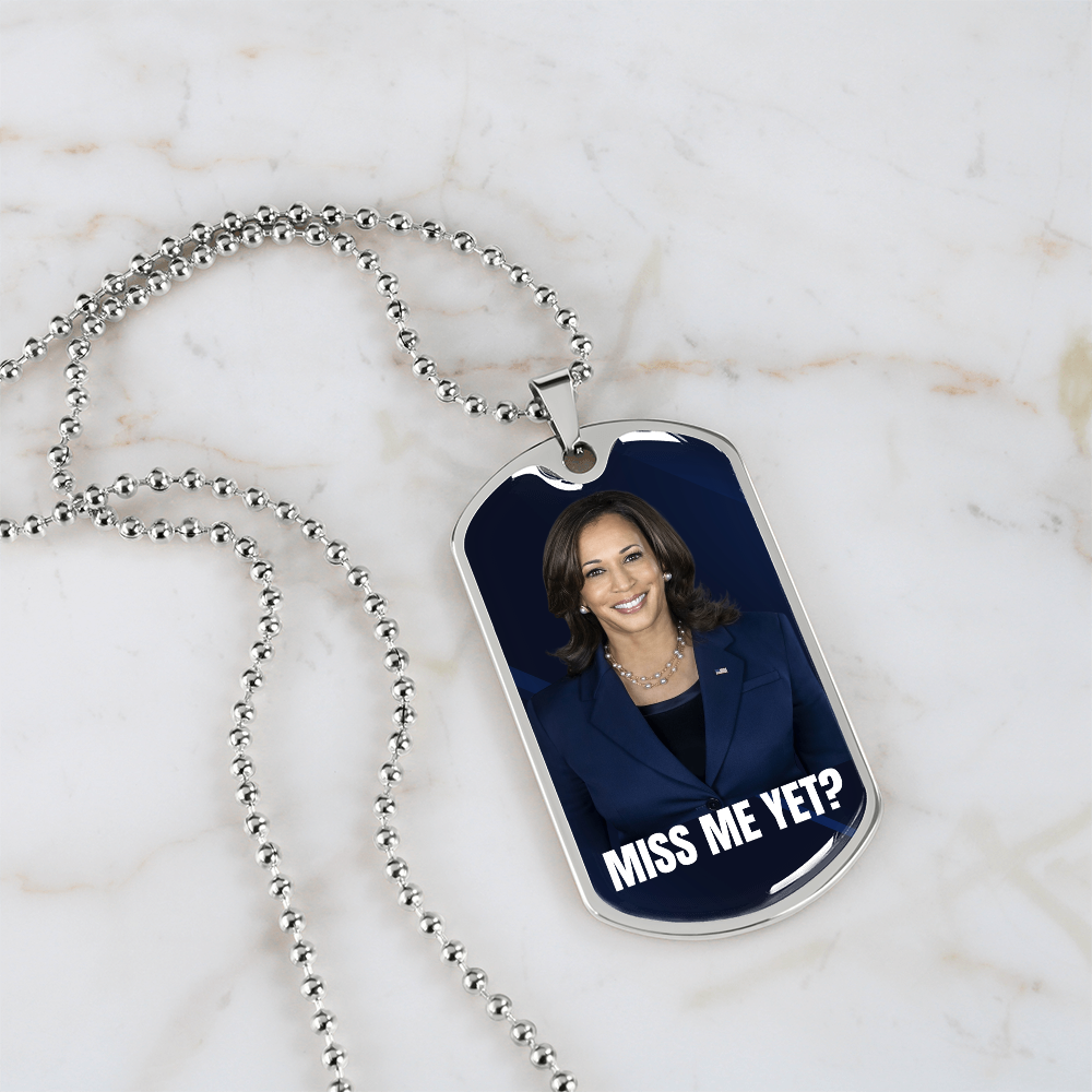 Miss Me Yet Political Statement Necklace