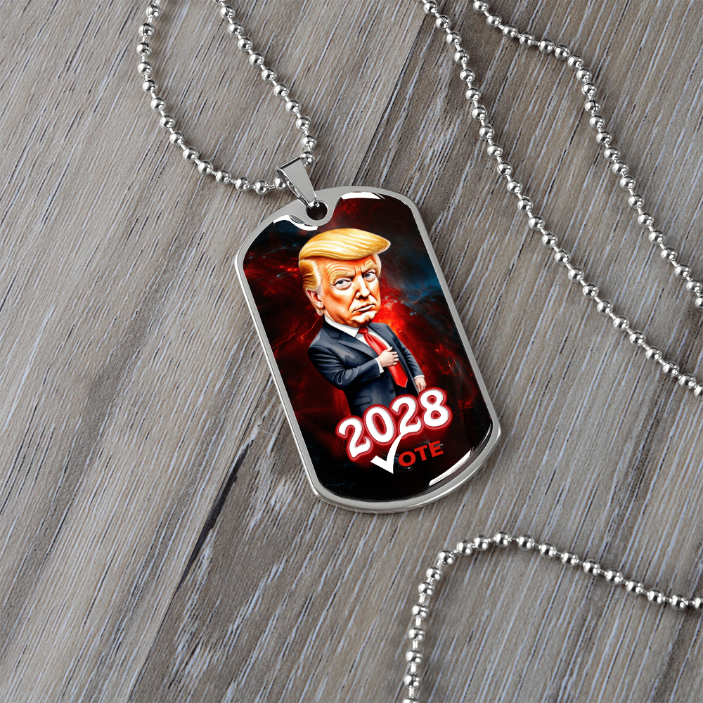 Trump for President 2028 Necklace