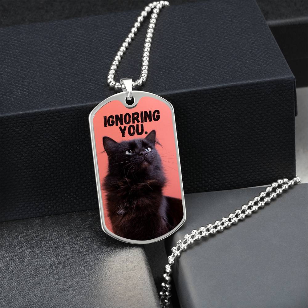 Photo depicting the ​Ignoring You Necklace from EpiAl's Shop.