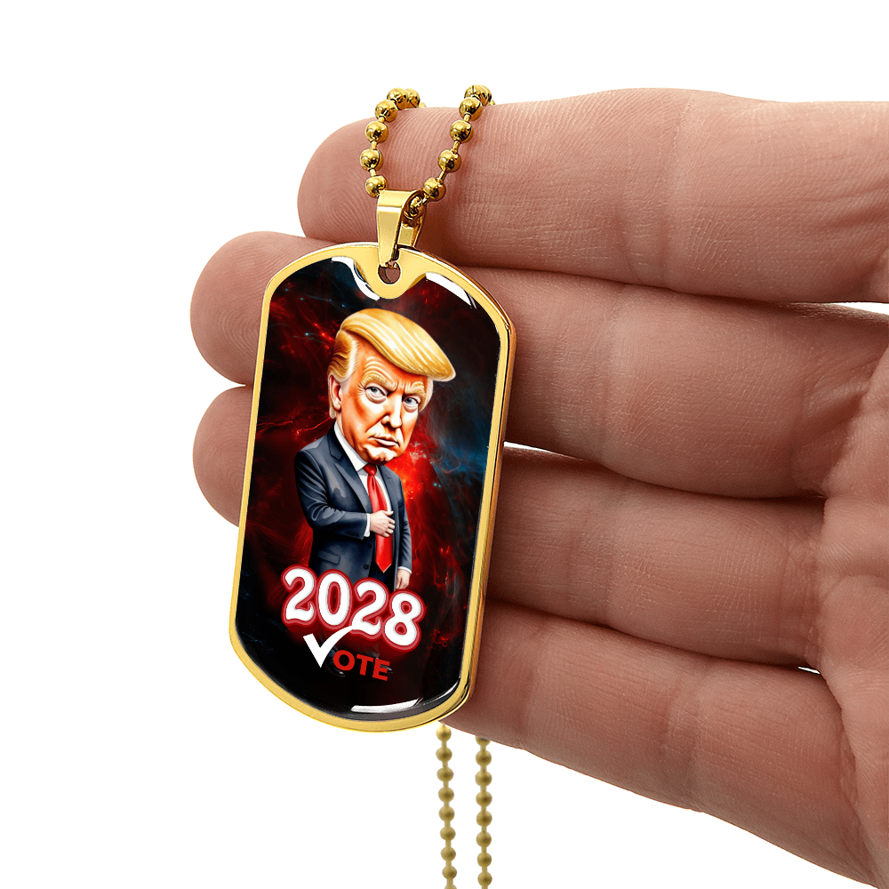 Trump for President 2028 Necklace