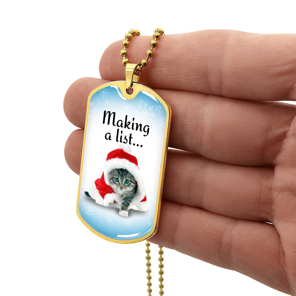 Making A List Necklace