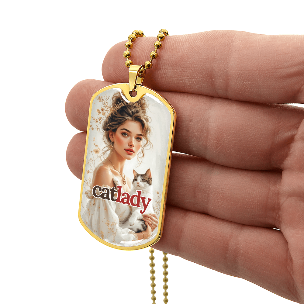 Feminine Cat Lady Necklace
