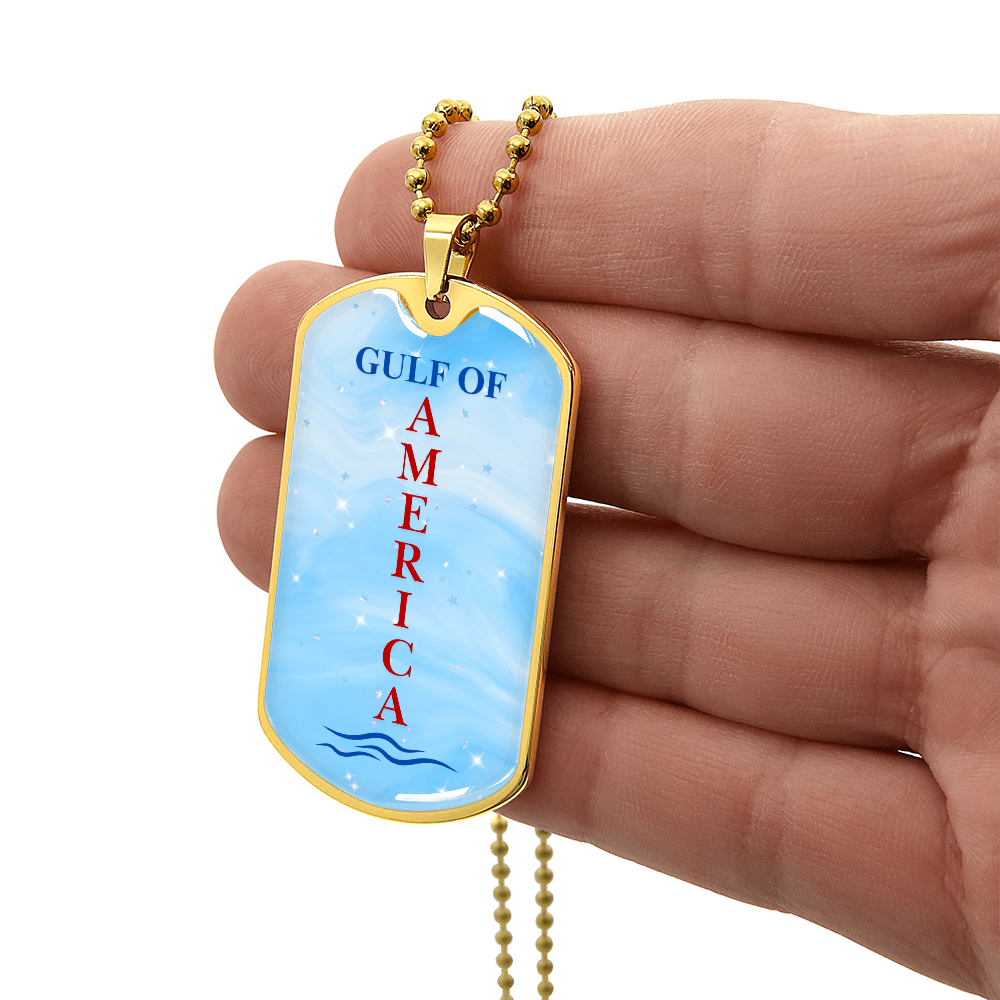 American Gulf Dog Tag Necklace