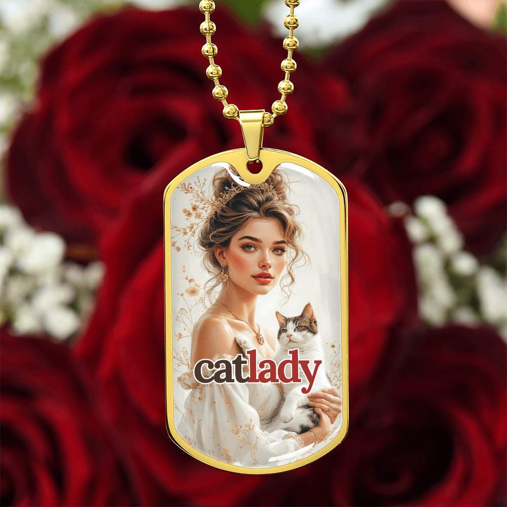 Feminine Cat Lady Necklace