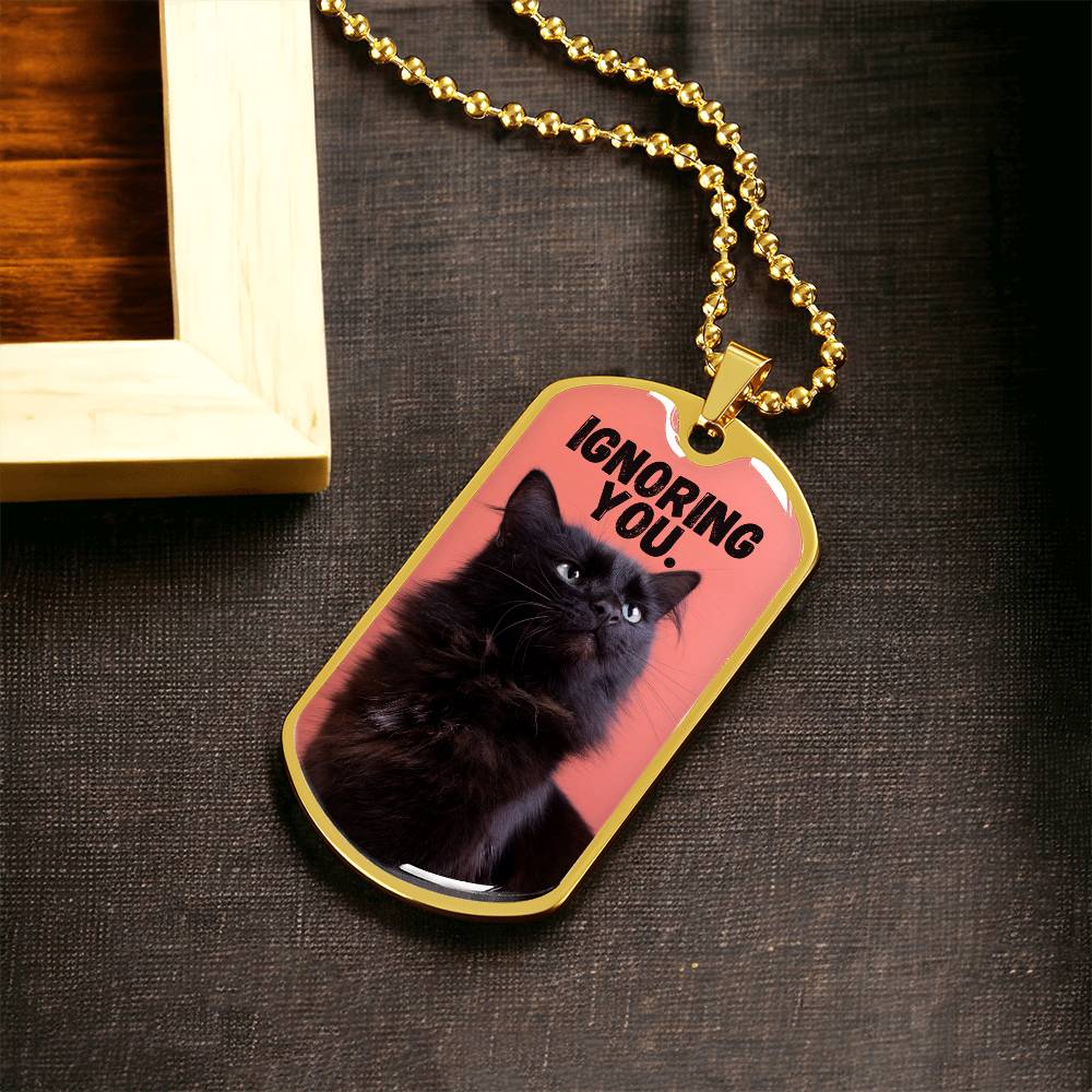 Photo depicting the ​Ignoring You Necklace from EpiAl's Shop.