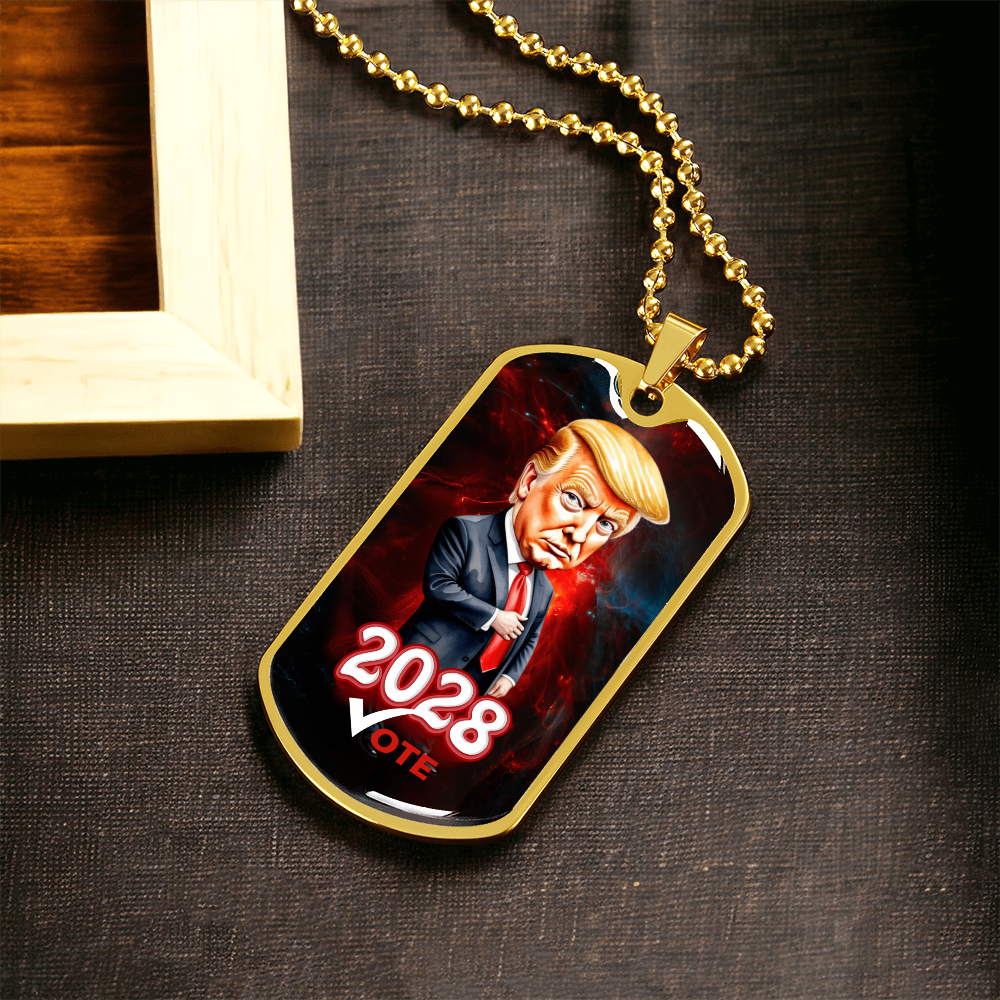 Trump for President 2028 Necklace