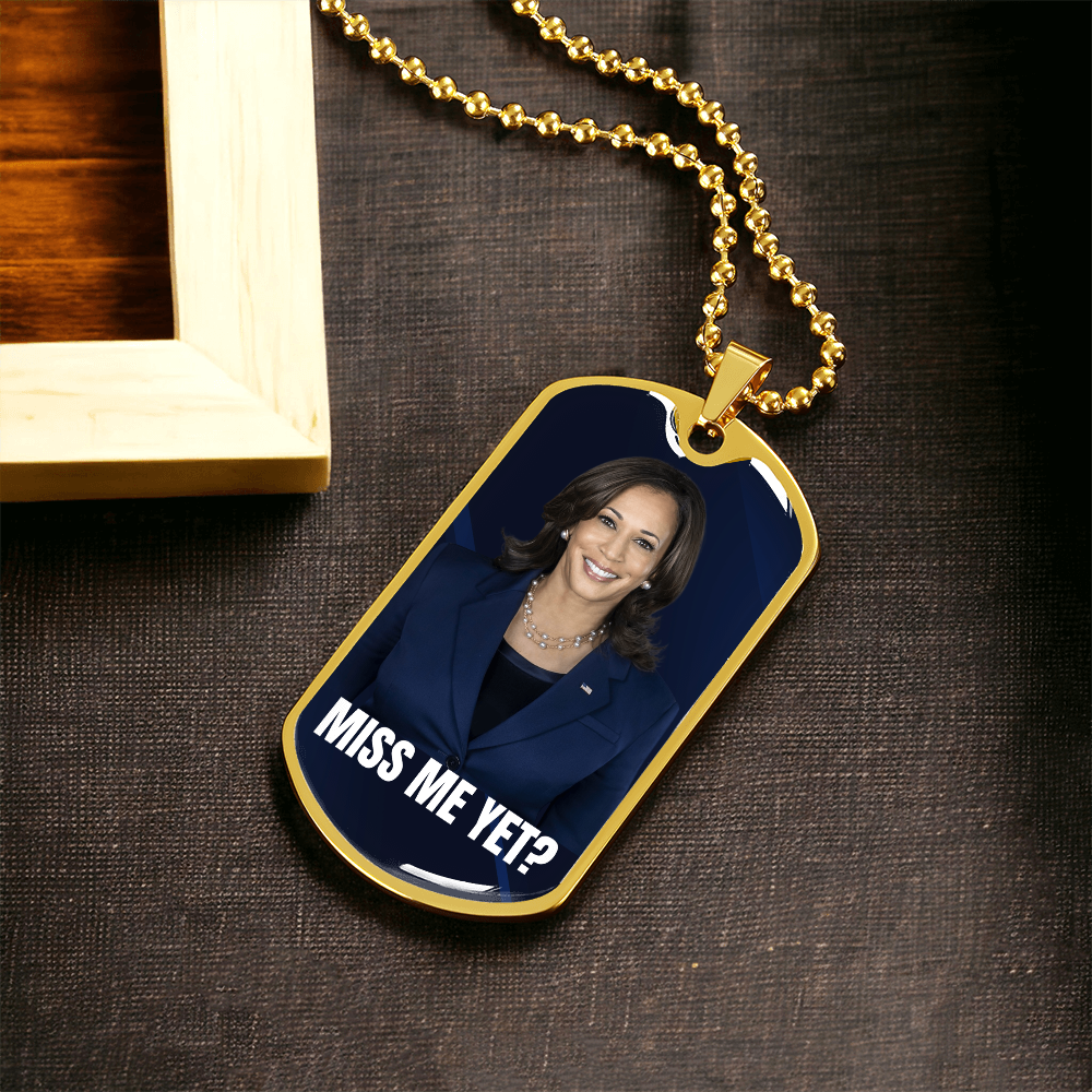 Miss Me Yet Political Statement Necklace