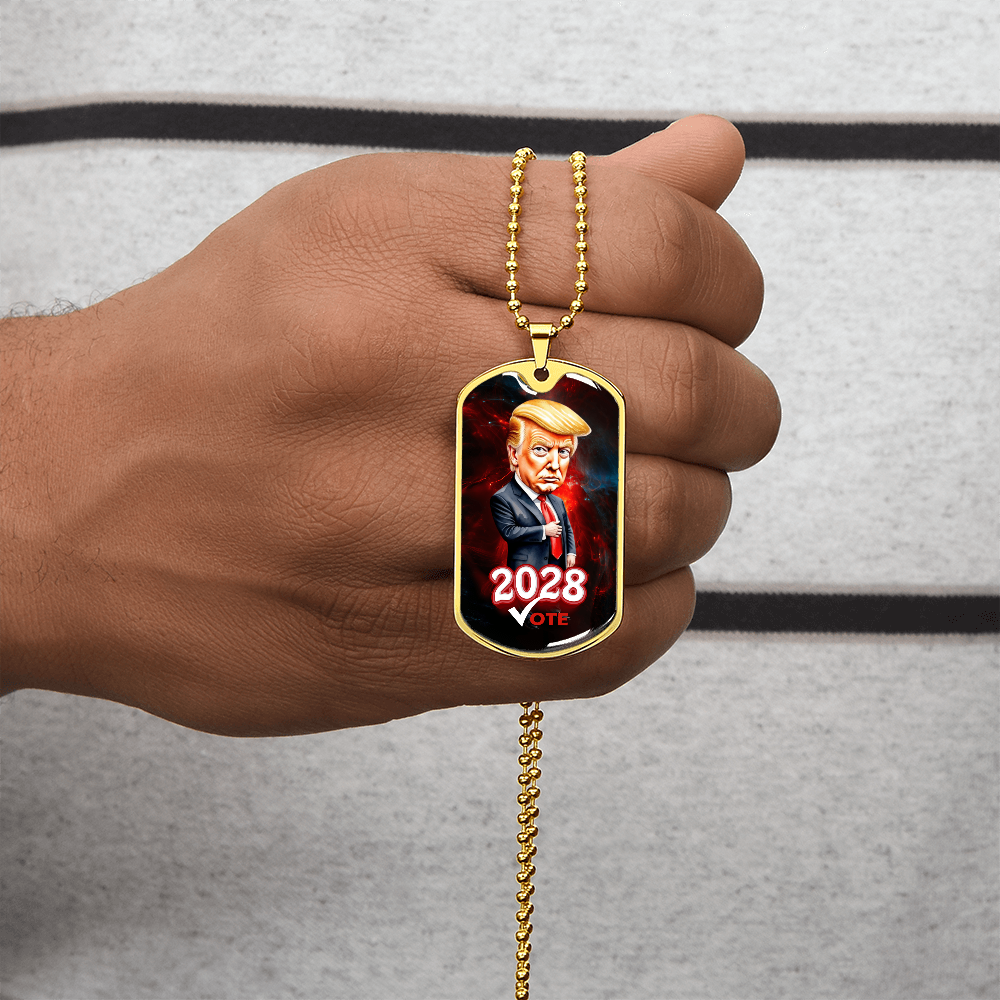 Trump for President 2028 Necklace