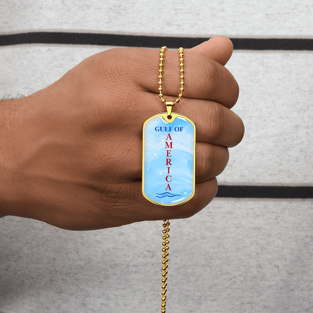 American Gulf Dog Tag Necklace