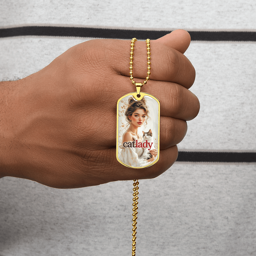Feminine Cat Lady Necklace