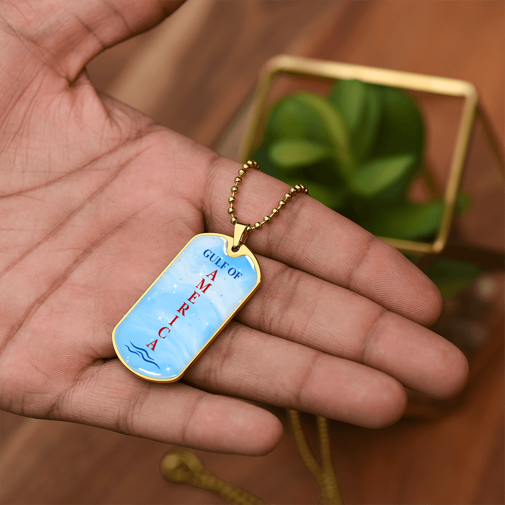 American Gulf Dog Tag Necklace