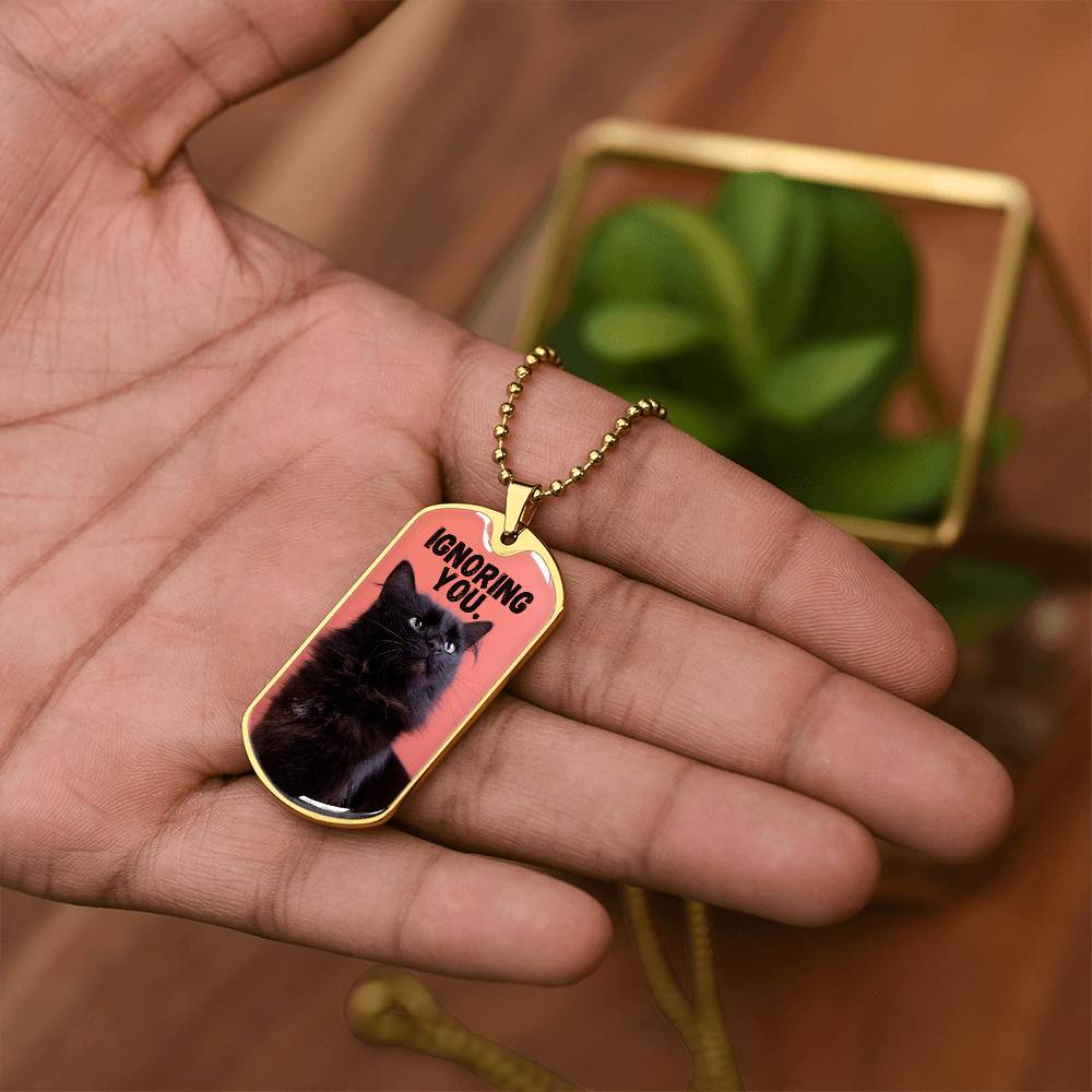 Photo depicting the ​Ignoring You Necklace from EpiAl's Shop.