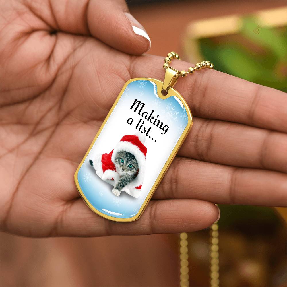 Making A List Necklace