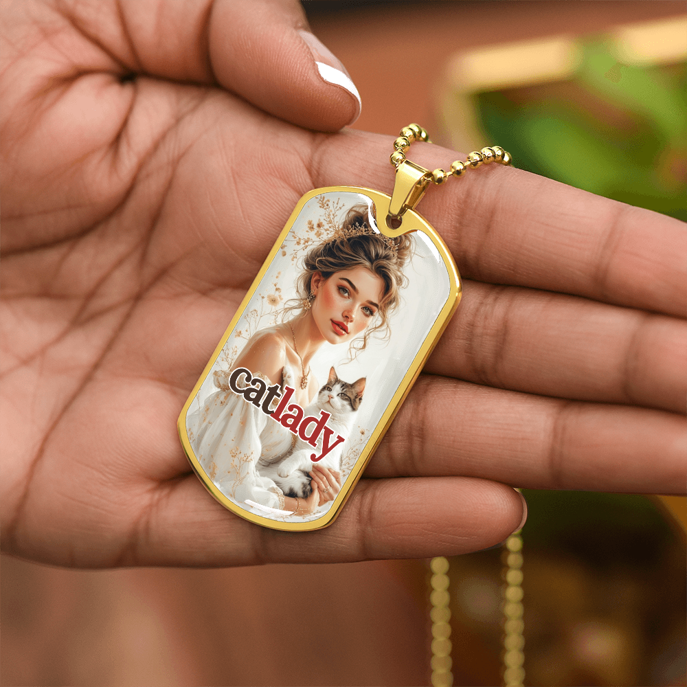 Feminine Cat Lady Necklace