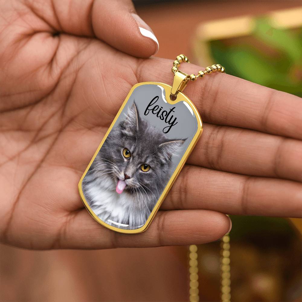 Photo depicting the ​Feisty Necklace from EpiAl's Shop.