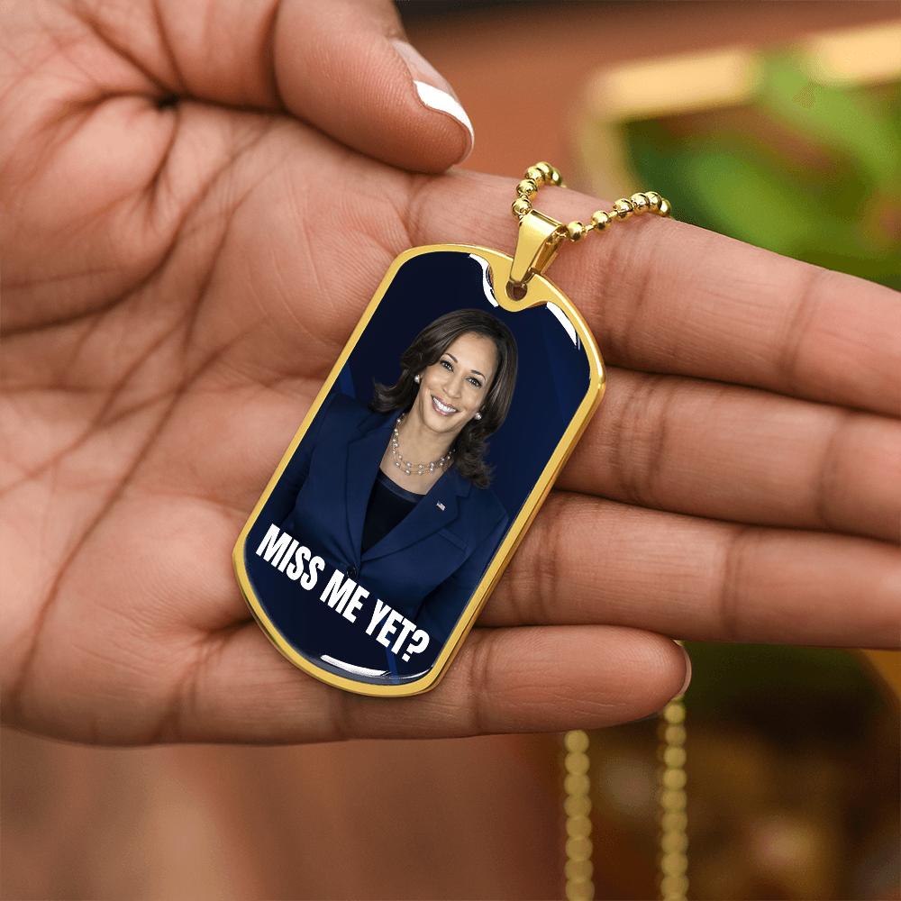 Miss Me Yet Political Statement Necklace