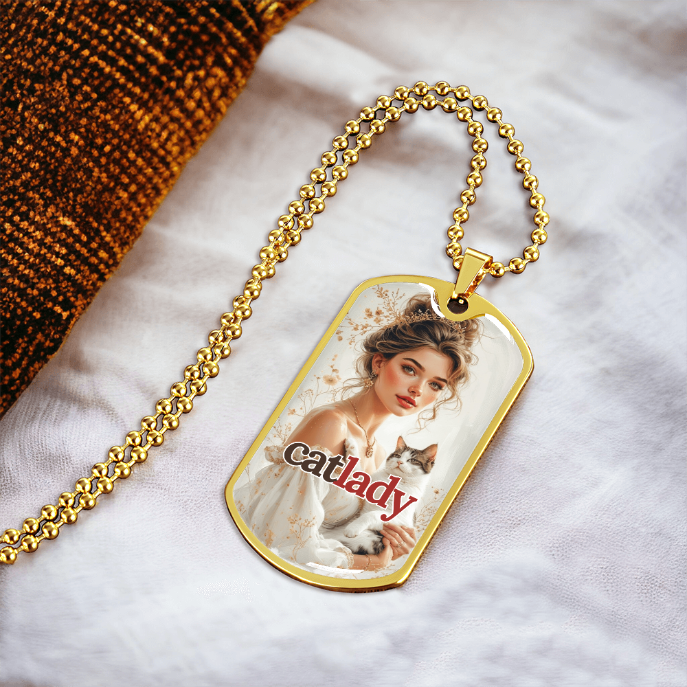 Feminine Cat Lady Necklace