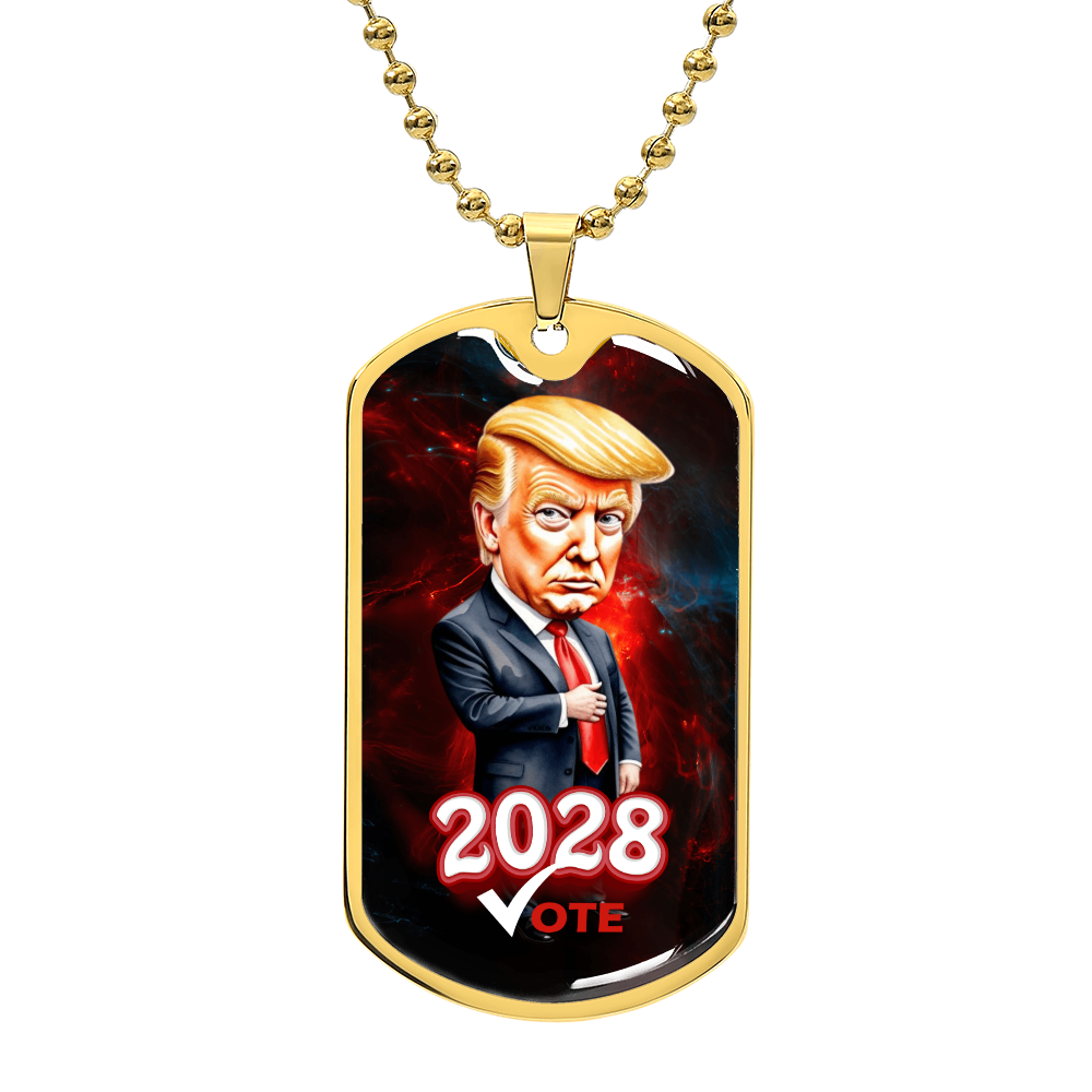Trump for President 2028 Necklace