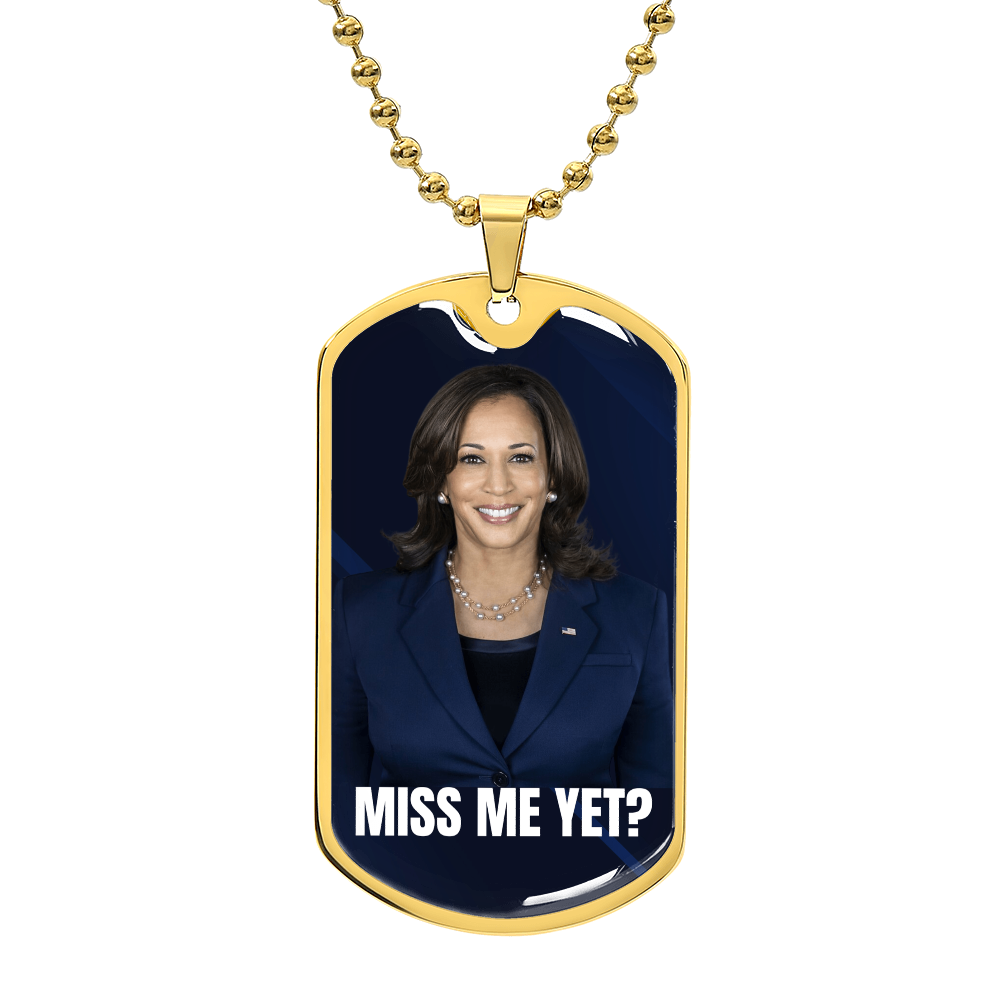 Miss Me Yet Political Statement Necklace