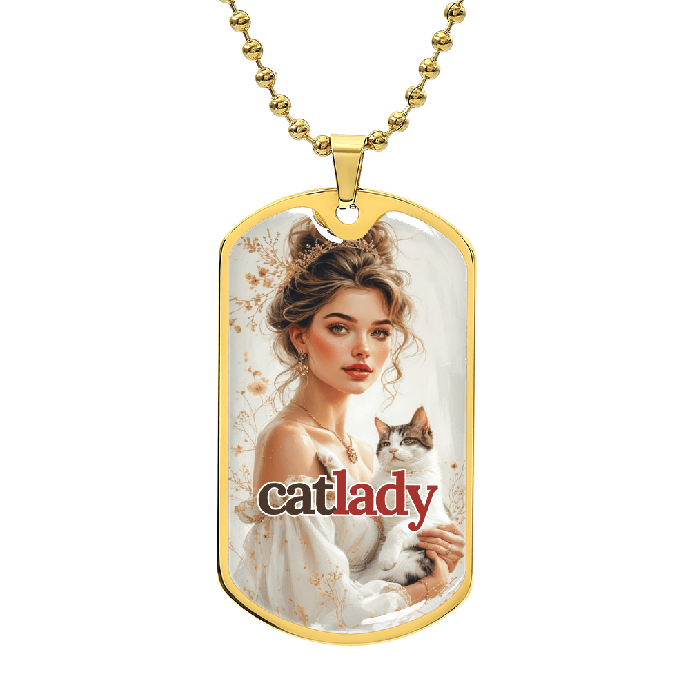 Feminine Cat Lady Necklace