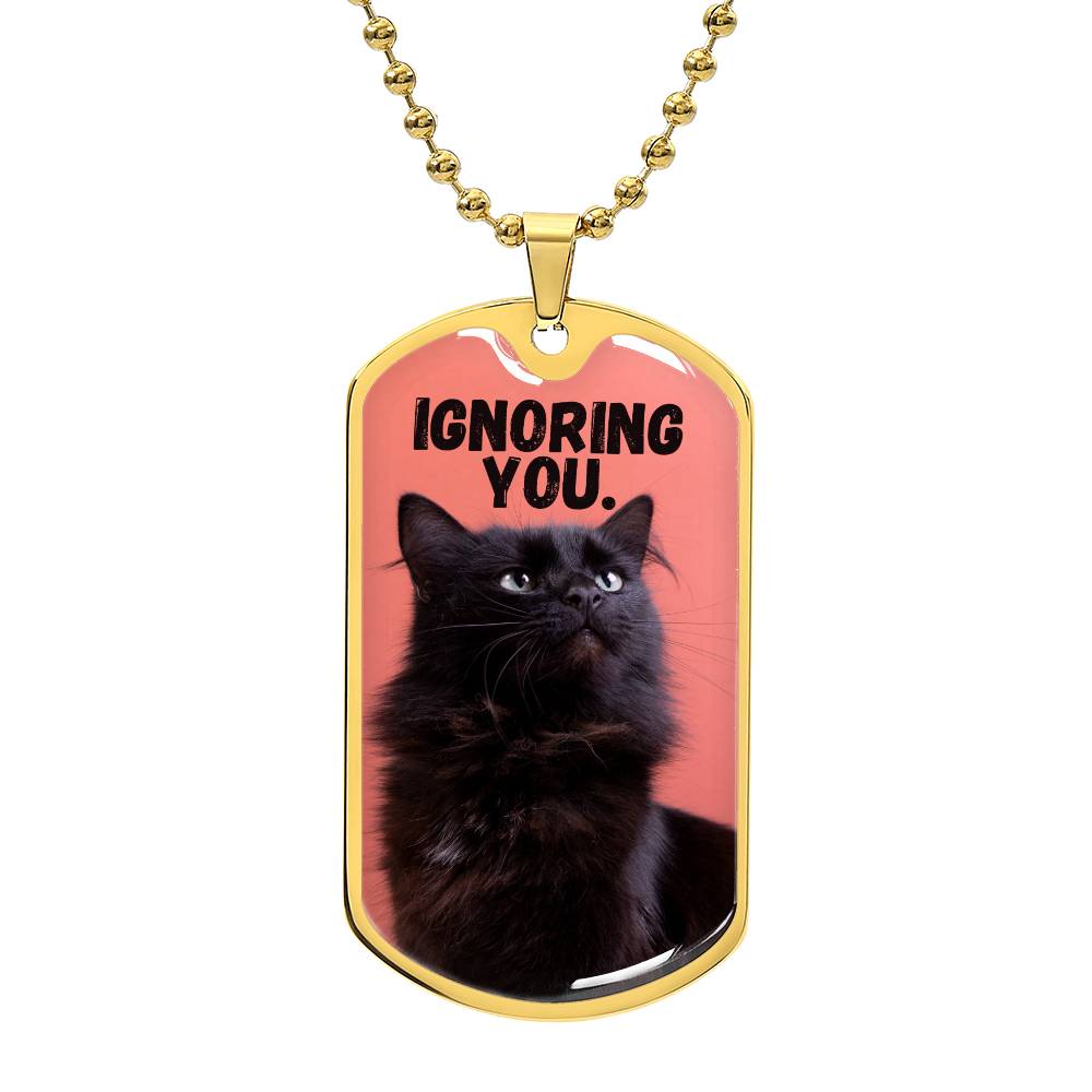 Photo depicting the ​Ignoring You Necklace from EpiAl's Shop.