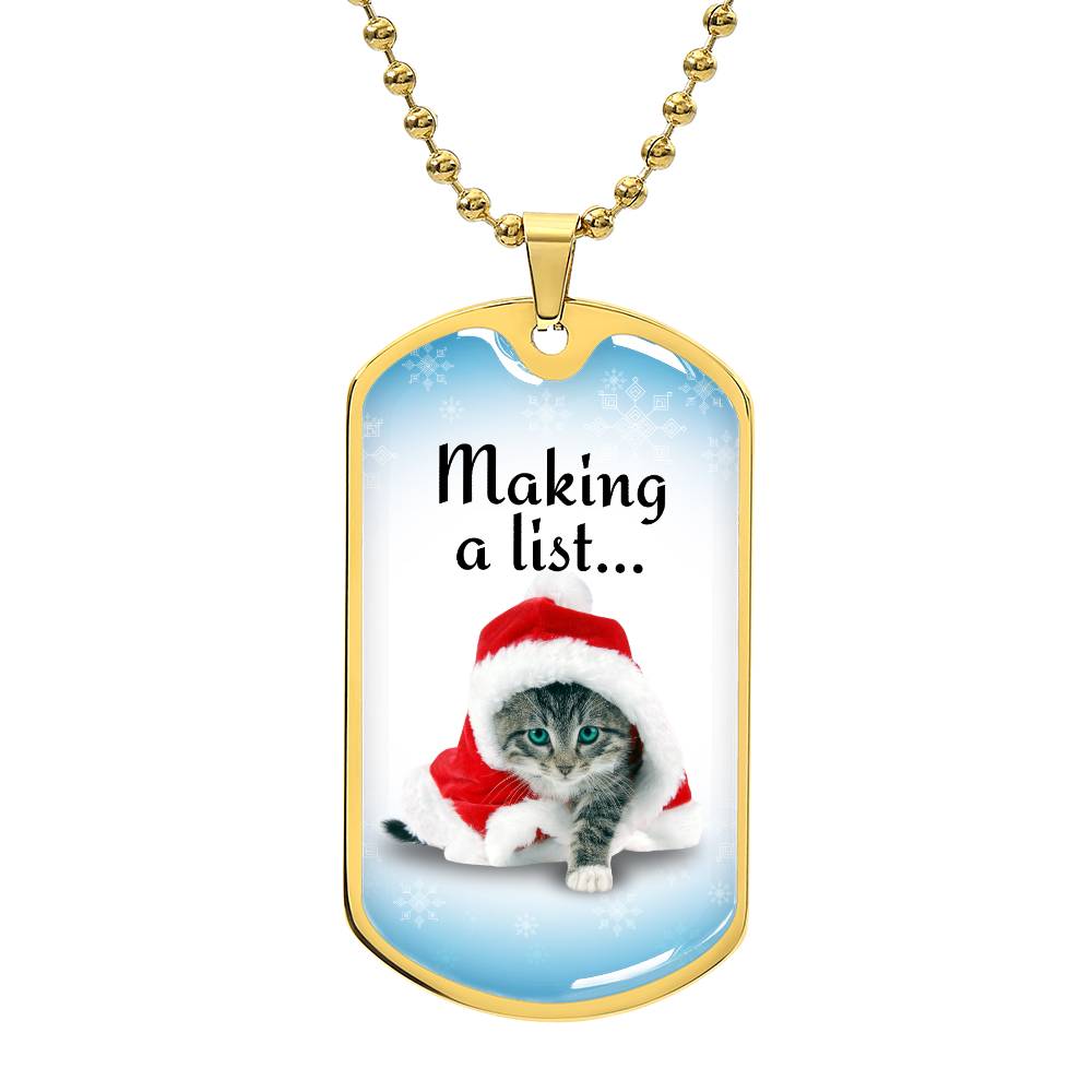 Making A List Necklace