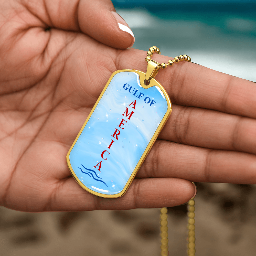 American Gulf Dog Tag Necklace