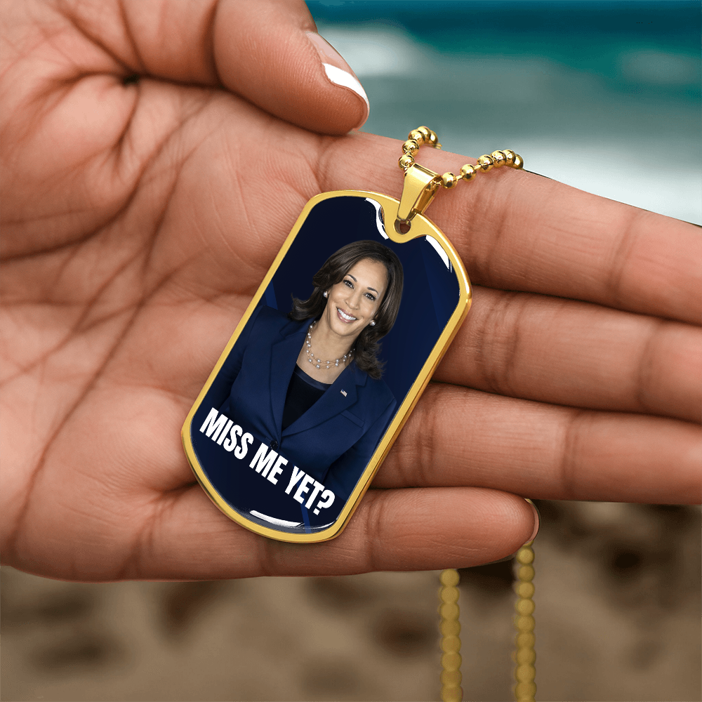 Miss Me Yet Political Statement Necklace