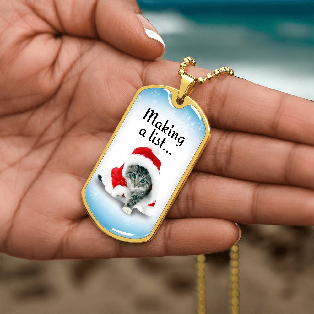 Making A List Necklace