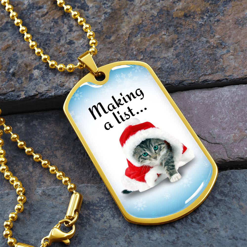 Making A List Necklace