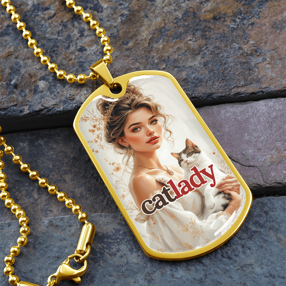 Feminine Cat Lady Necklace