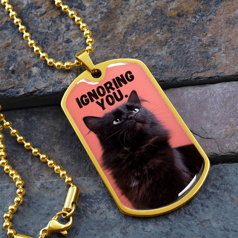 Photo depicting the ​Ignoring You Necklace from EpiAl's Shop.
