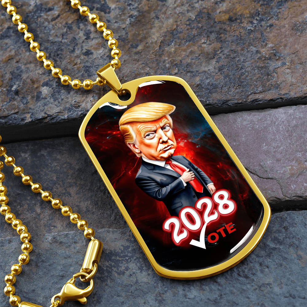 Trump for President 2028 Necklace