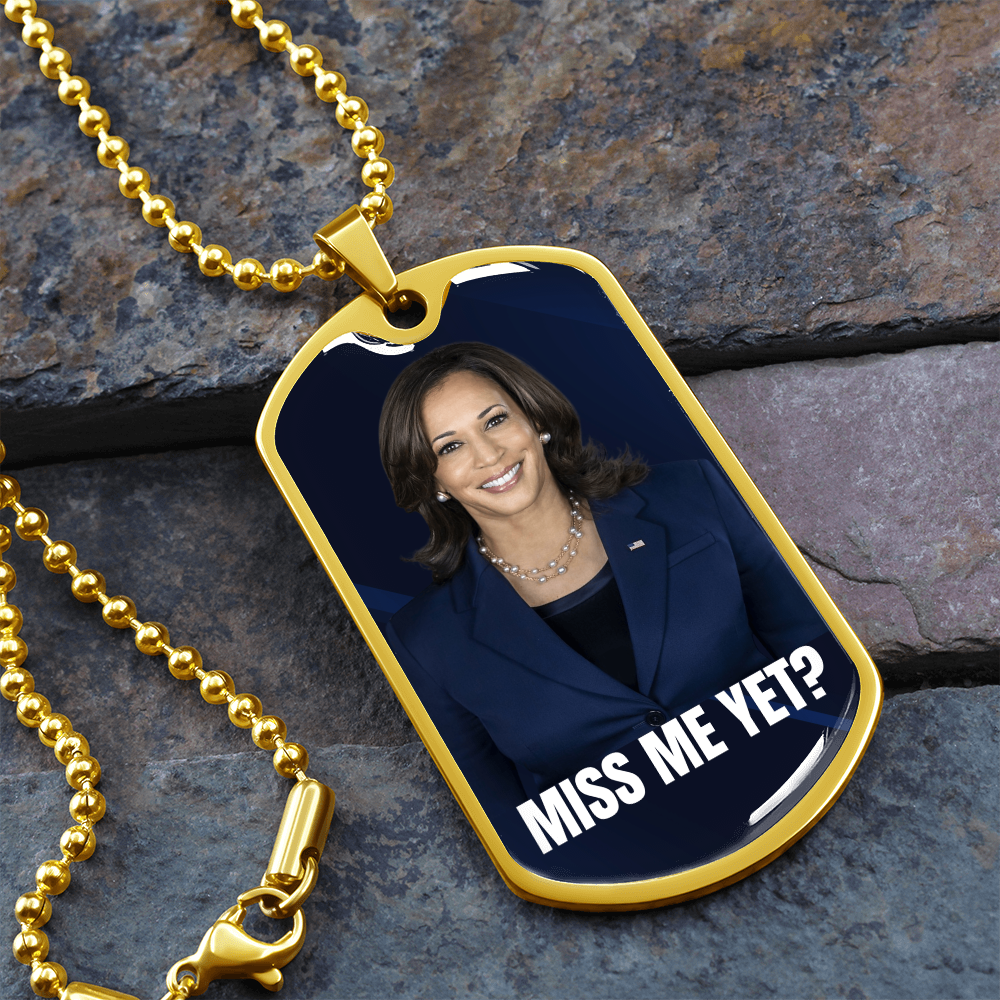 Miss Me Yet Political Statement Necklace