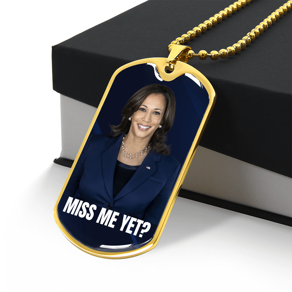 Miss Me Yet Political Statement Necklace