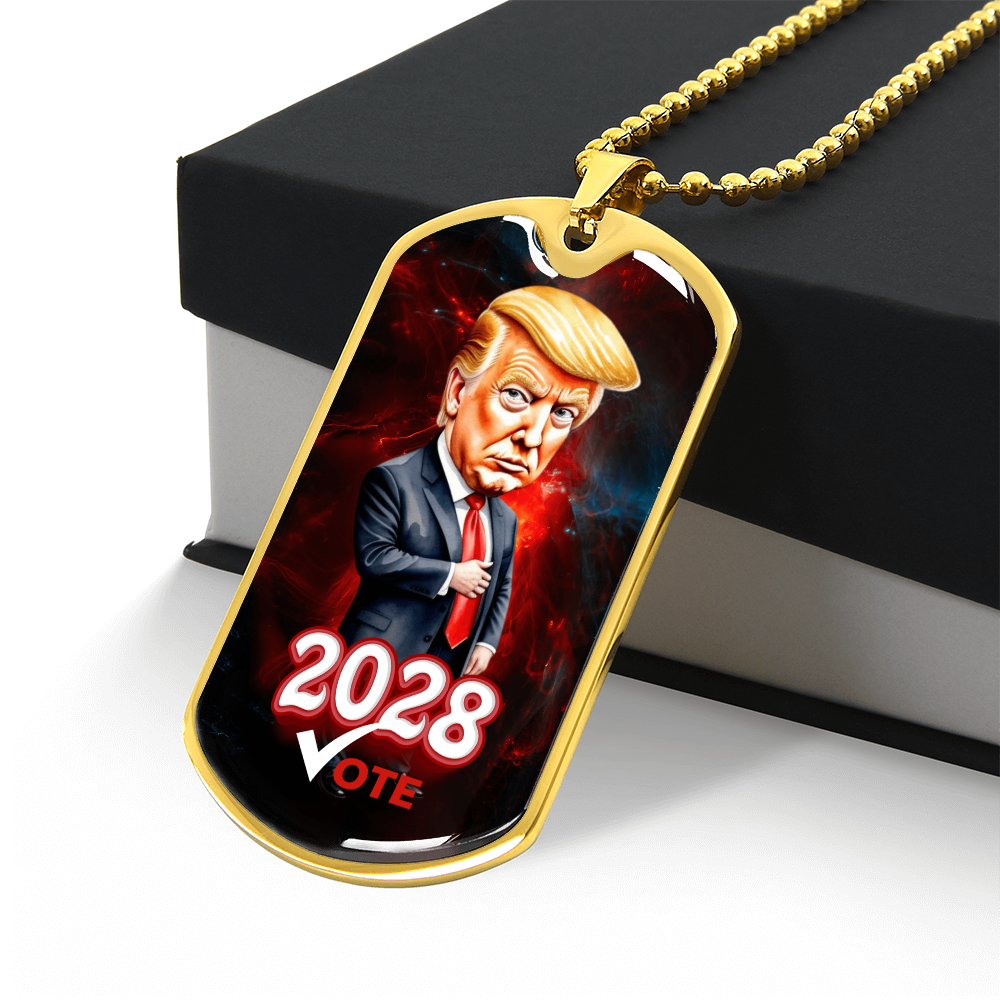 Trump for President 2028 Necklace