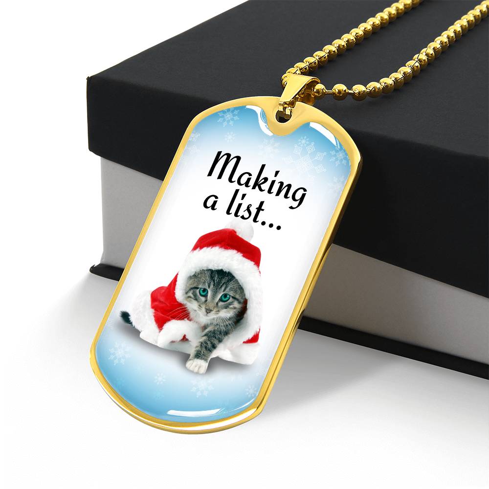 Making A List Necklace