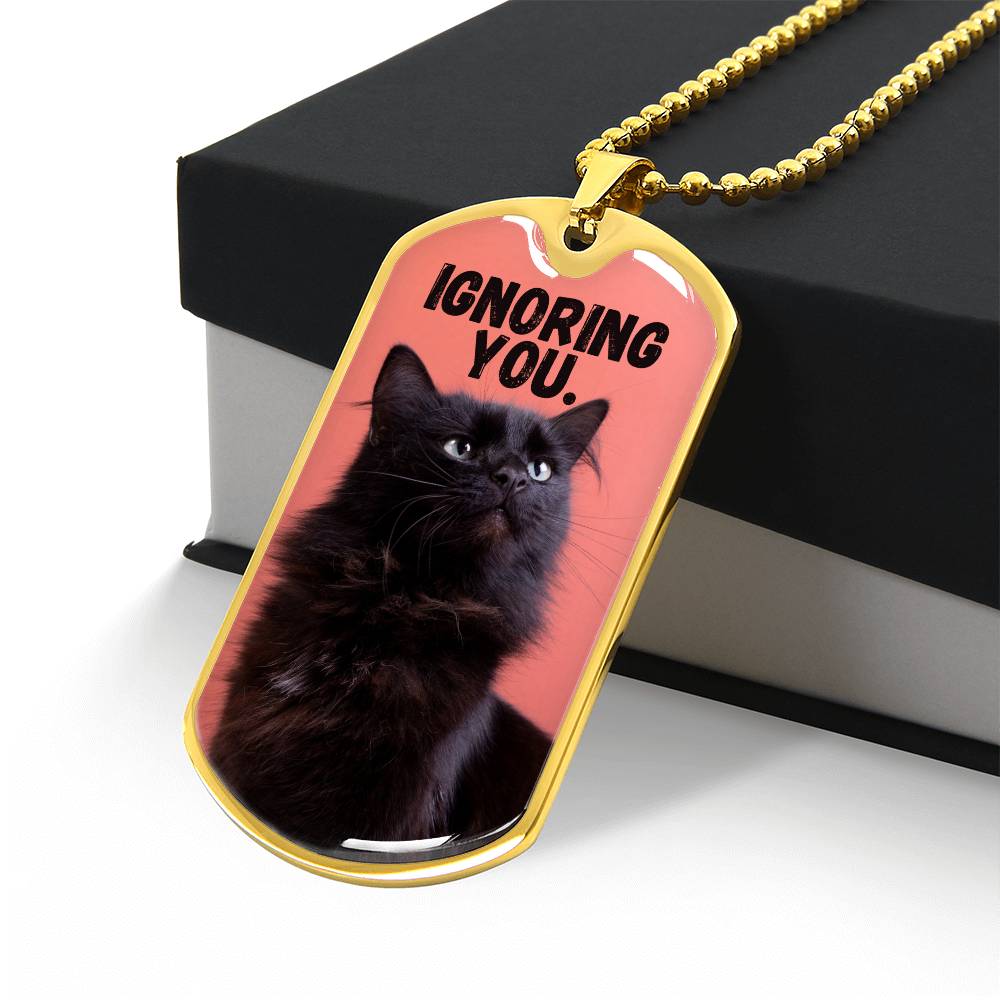 Photo depicting the ​Ignoring You Necklace from EpiAl's Shop.