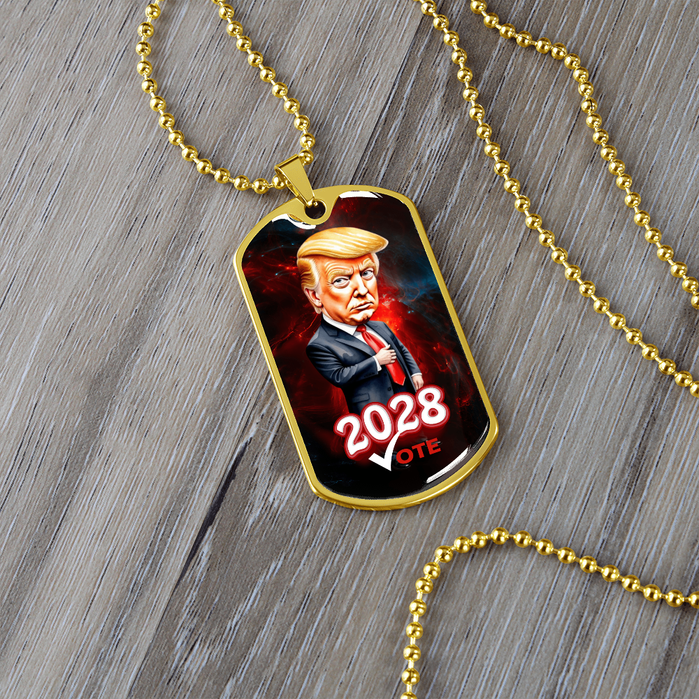 Trump for President 2028 Necklace