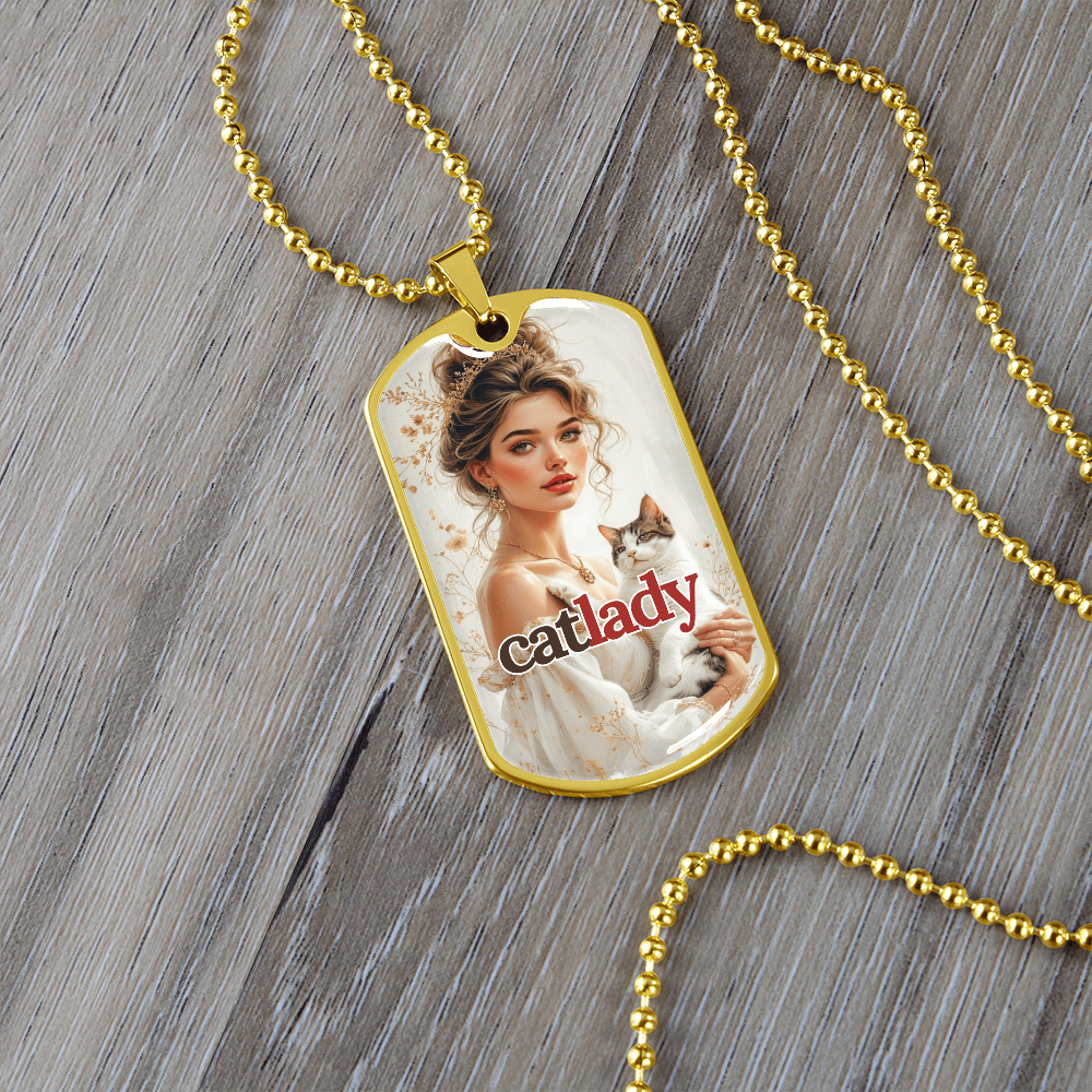 Feminine Cat Lady Necklace