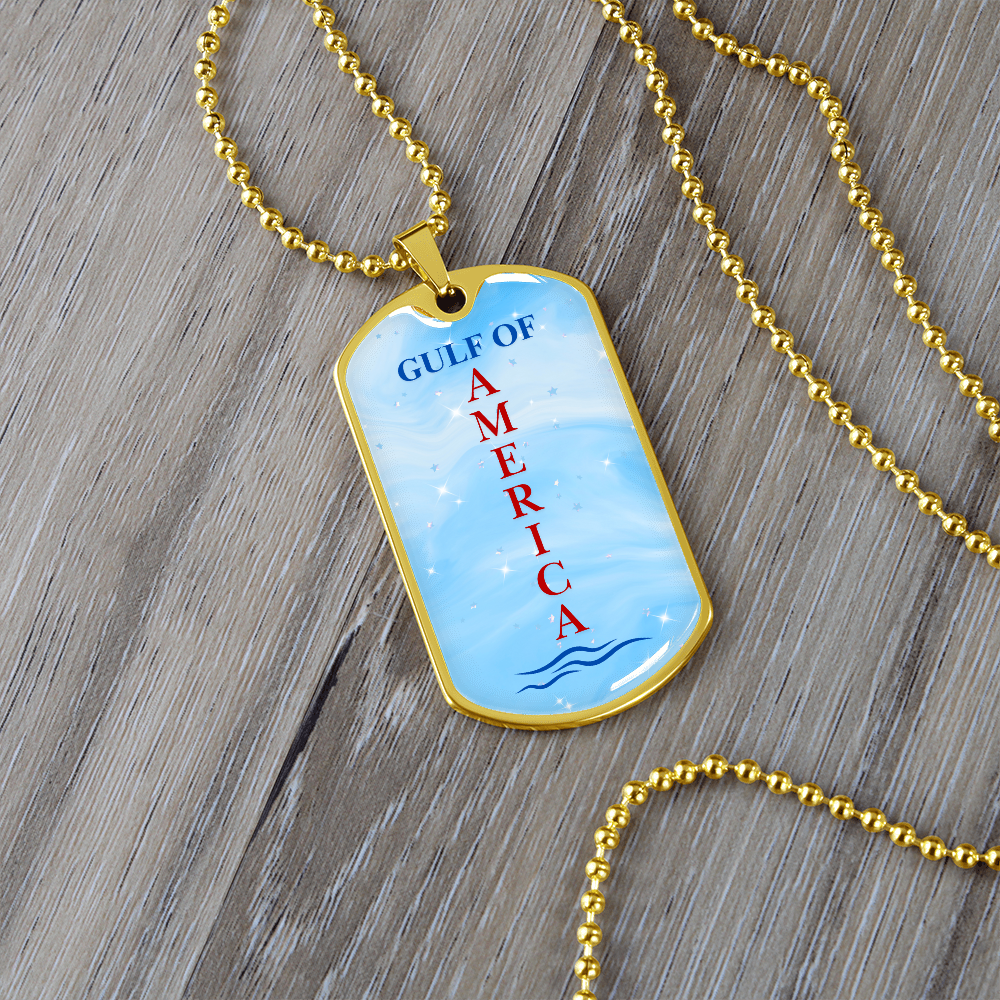 American Gulf Dog Tag Necklace